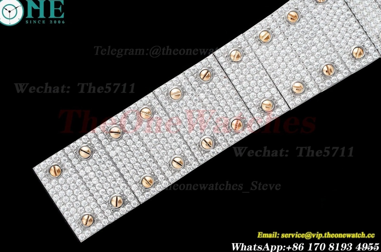 AMG 40mm Mens RG Rmn Dia SS XL MY9015 Santos 100 SS 0415